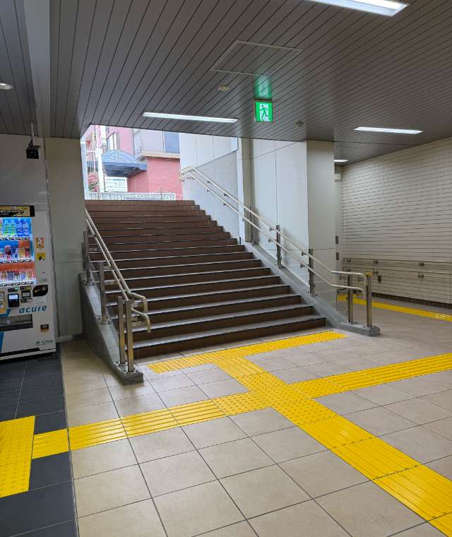 白山駅からの経路 01
